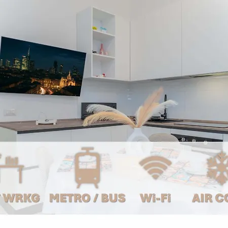 Casa Raffaella Comfort E Smart Working Vicino M3 E Bus Milán